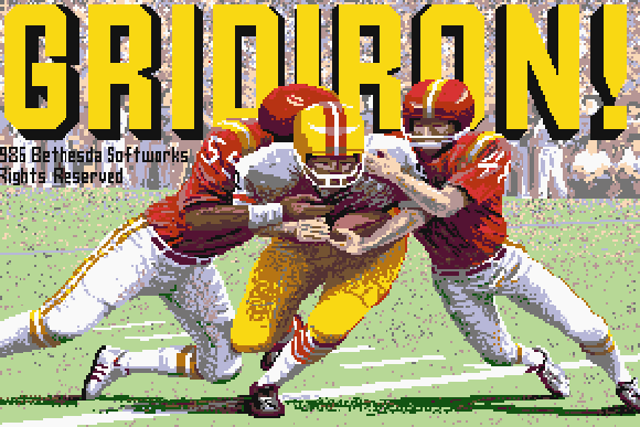 Bethesda Softworks' first breakout game, Gridiron!