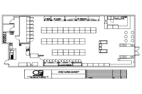 Floor plan for Chez Hareg Organic Market