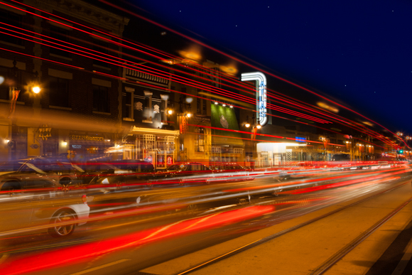 A typical scene on H Street NE on a weekend