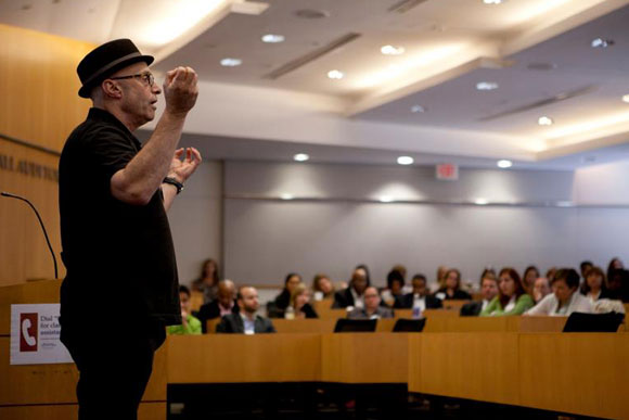 Paul Saginaw of  Zingerman's Community of Business speaking at last year's Do Good Summit
