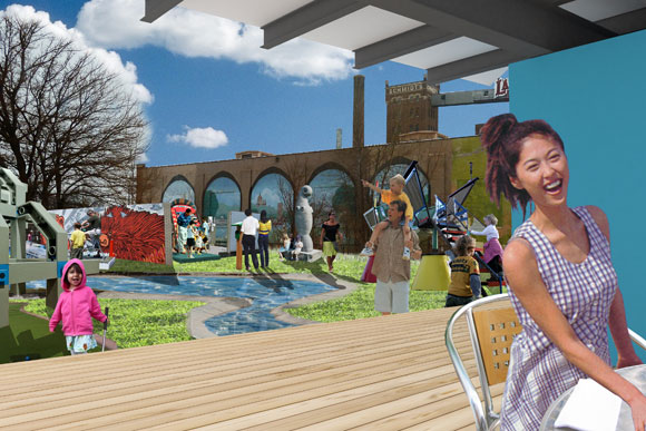 The artist group Blue Ox will create "art mini-golf" in Saint Paul, Minn