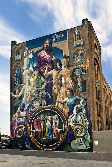A mural in Philadelphia