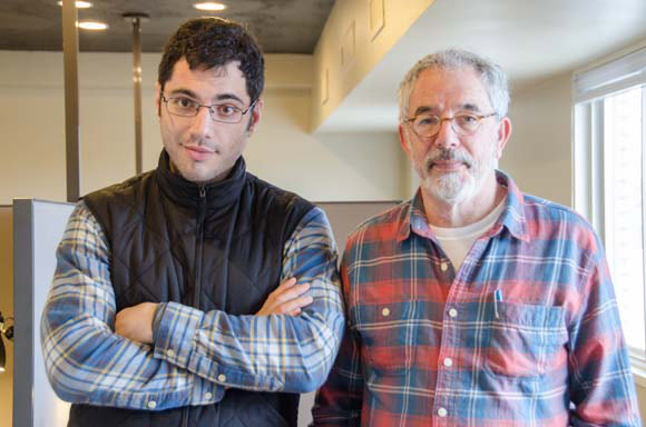 Alex (left) and Charles Kareilis, founders of a space for D.C.'s creatives