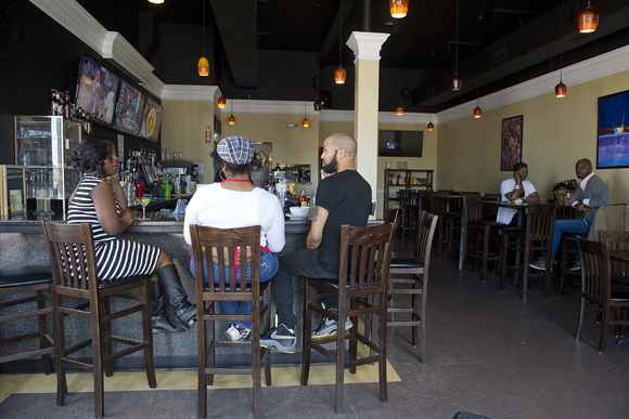 Patrons at Uniontown Bar & Grill