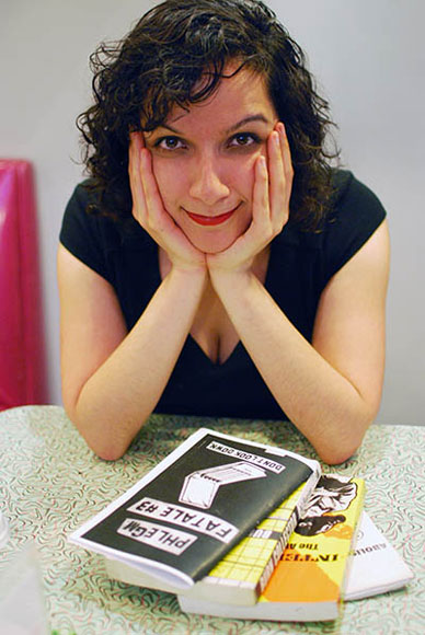 Ariana Stone, publisher of Phlegm Fatale and organizer of DC Zinefest