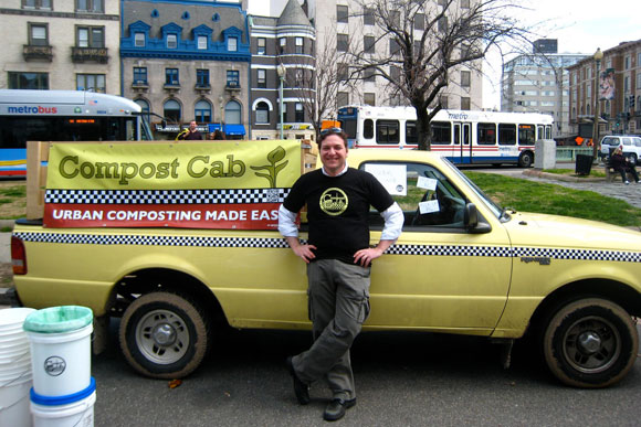 Jeremy Brosowsky, founder of community composting service Compost Cab