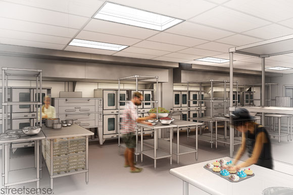 A rendering of Union Kitchen Ivy City