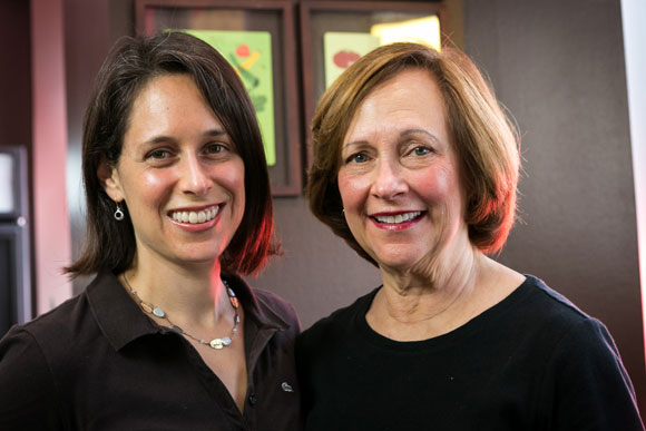 Sara "Soupergirl" Polon, and her mother, Marilyn Polon