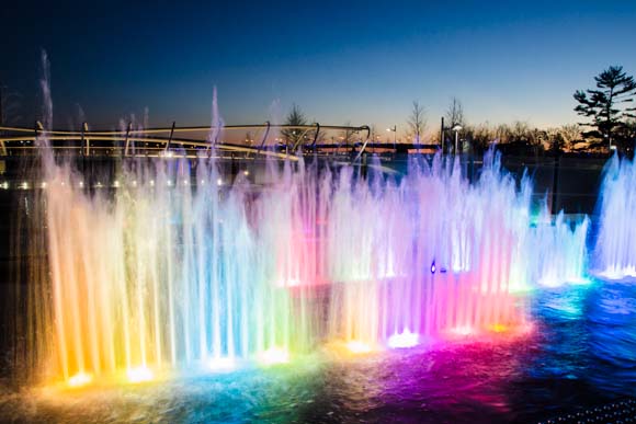 Yards Park fountains