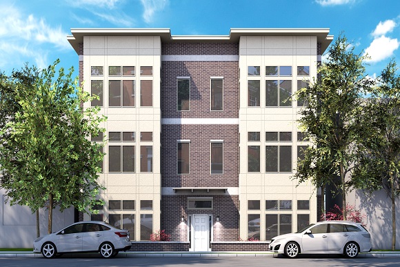 Rendering of front view of 762 Park Road