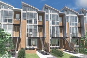 Architectural rendering of 17 Solar residential development