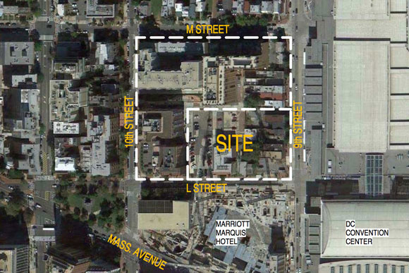 The proposed development site