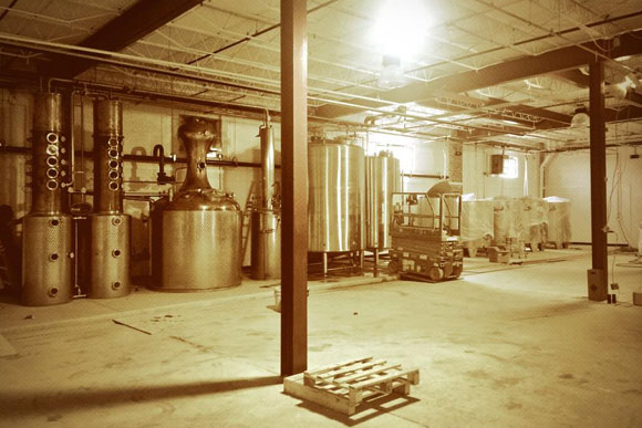 One Eight's distillery in progress