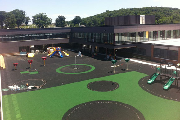 The Webb campus's playground