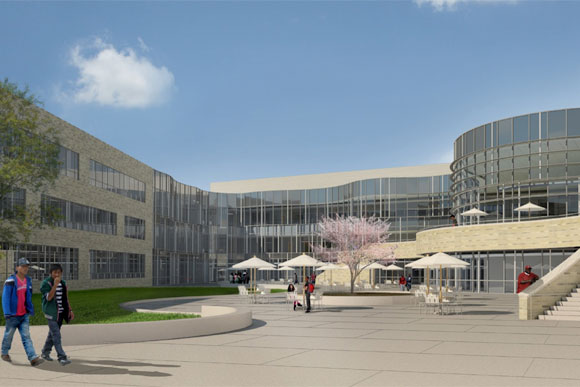 Ballou's courtyard