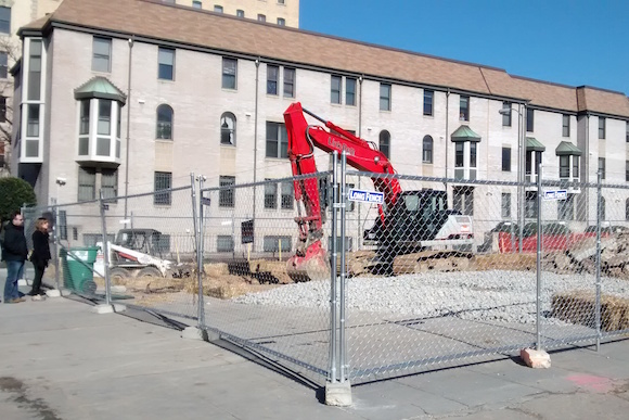 The site of the former Mr. Wash carwash and Jerry Chan's carryout at 13th and N NW, soon to become the 67-unit Logan 13