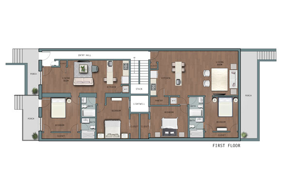 First floor plans