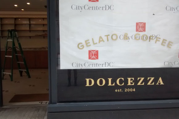 Dolcezza's City Center location--coming soon