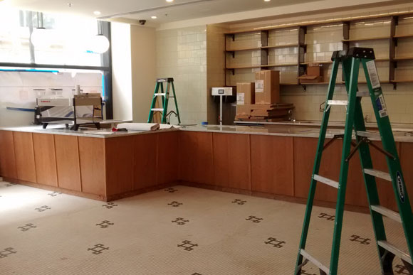 The interior of Dolcezza's City Center location, April 7, 2015