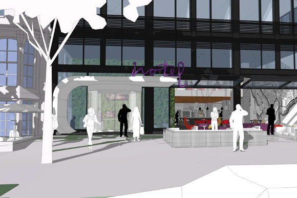 Rendering of The Moxy at 11th and K
