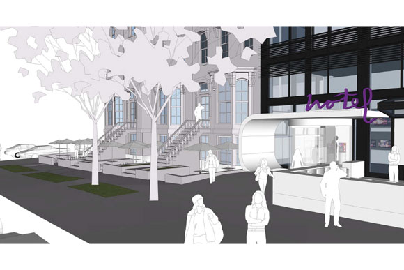 Rendering of The Moxy at 11th and K