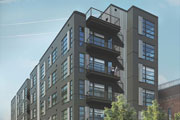 Rendering of residences at 911 2nd St. NE