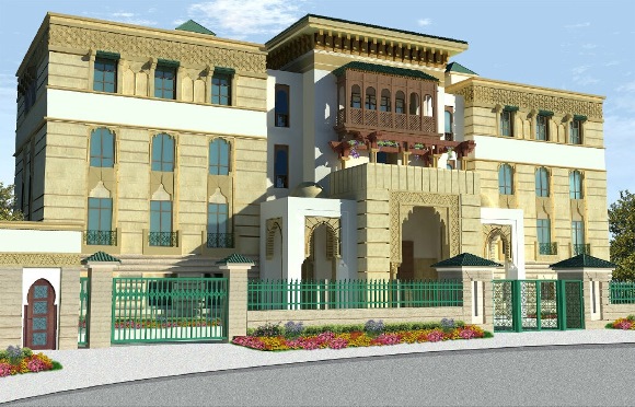 Concept of the new Moroccan chancery in Van Ness. 