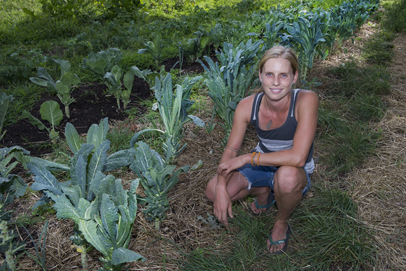 Meredith Sheperd of Love & Carrots, an edible landscaping company