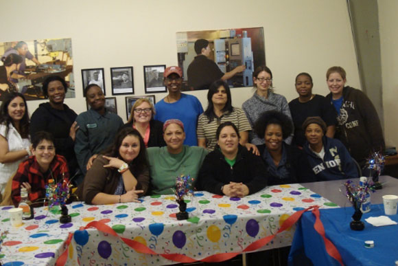 Alumni of the Jane Addams Resource Corporation, which offers job training and workforce development programs