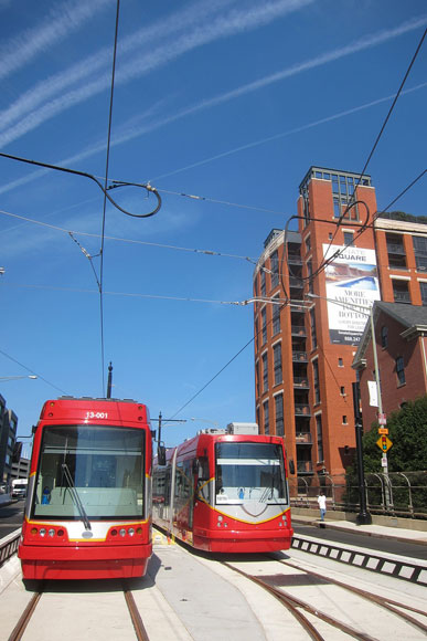The DC streetcar in action