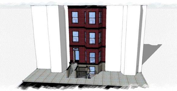 A preliminary rendering of 2823 11th St NW