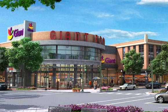 Rendering of the new Giant being built at Cathedral Commons