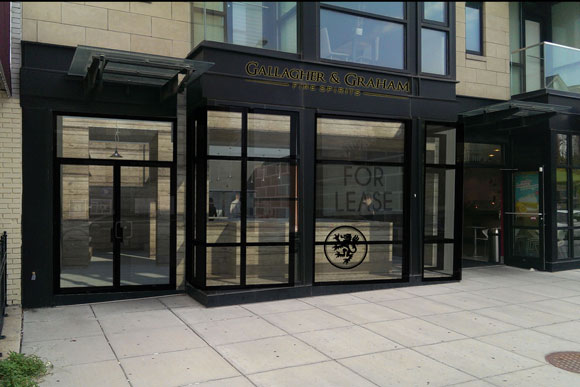A rendering of the outside of Gallagher and Graham Fine Spirits