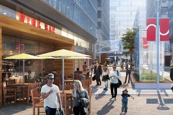 A rendering of Capitol Crossing